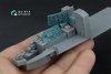 Quinta Studio QDS-48570 Mi-24A 3D-Printed & coloured Interior on decal paper (Trumpeter) (small version) 1/48